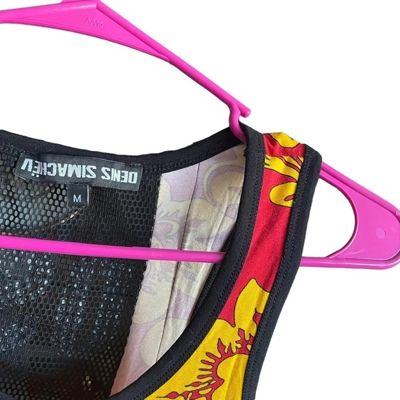 DENIS SIMACHËV Designer Tank Top Size M - Picture 4 of 9